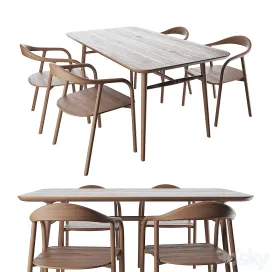 Table typhoon with chairs bio